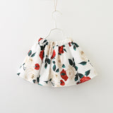 Floral Coat + Rose Floral Skirt Girls Set