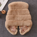 Warm Faux Fur Vest Girls