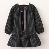 Red Dot Ribbon Dress Girls