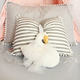 Baby Crown Swan  Pillow - Nordic Nursery Baby Decor