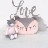 Owl Doll Pillow Cushion - Nordic Nursery Decor
