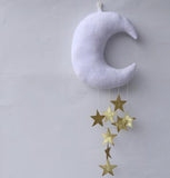 Crib Mobile Hanging Cloud And Star  - Nordic Nursery Decor
