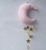 Crib Mobile Hanging Cloud And Star  - Nordic Nursery Decor