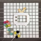 Wooden TV Toy - Nordic Nursery Decor