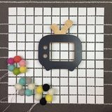 Wooden TV Toy - Nordic Nursery Decor