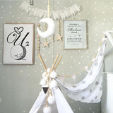Moon Toy Wall Hanging Decoration - Nordic Nursery Decor